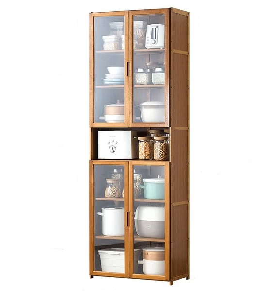 Bamboo kitchen cabinet