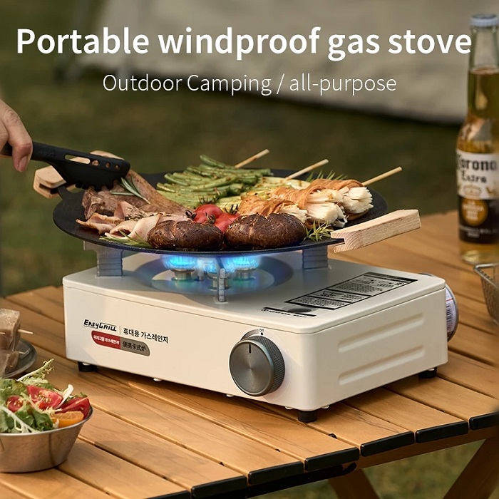 easygrill windproof gas stove portable